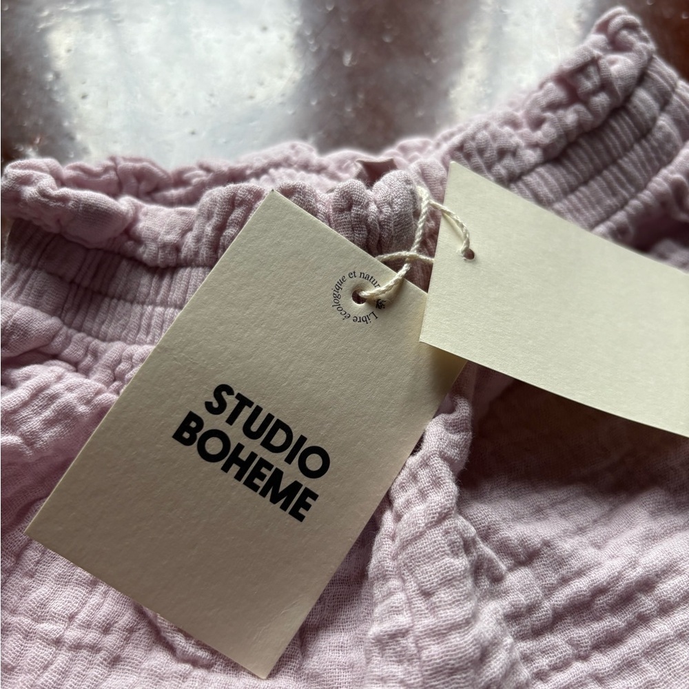 Studio Boheme Lilac Textured Shorts